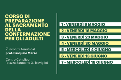 Corso preparazione alla Confermazione per Adulti
